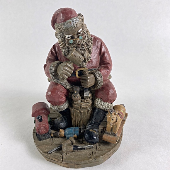 Holiday Black Santa Toymaker Christmas Decor Poshmark